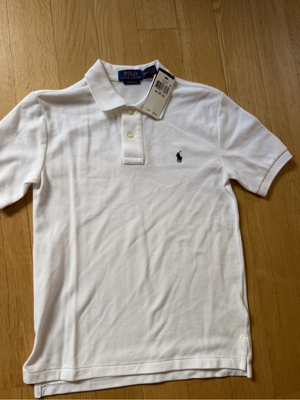 Polo by Ralph Lauren Classic White Boys Polo Shirt